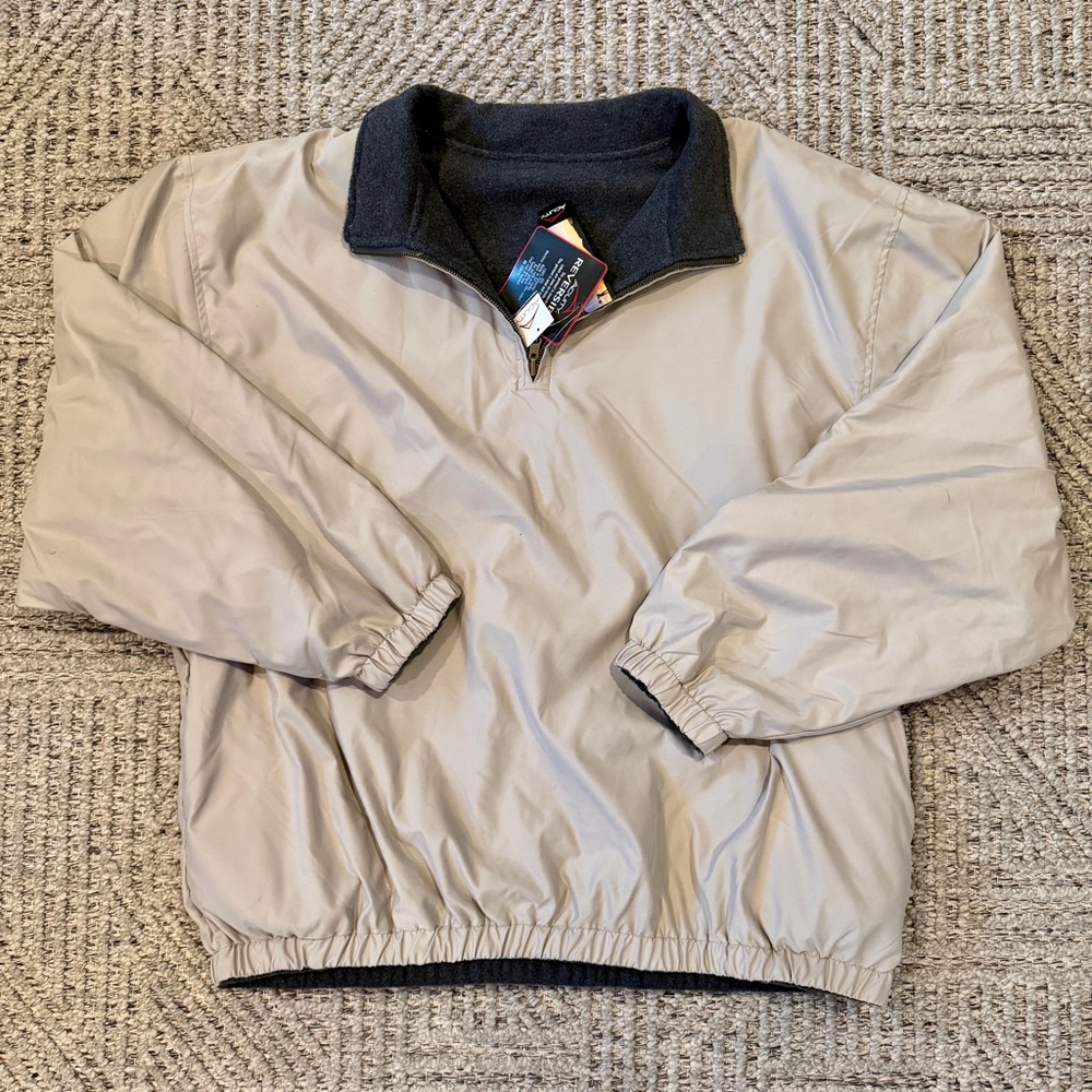 Men's Tan Windbreaker Jacket